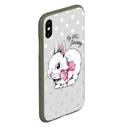 Чехол для iPhone XS Max матовый My little Bunny - фото 2