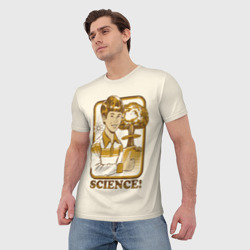 Мужская футболка 3D Science - фото 2