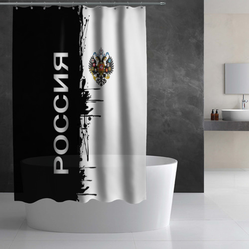 Штора 3D для ванной Российская Империя - фото 3