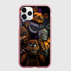 Чехол для iPhone 11 Pro матовый Five Nights at Freddy's