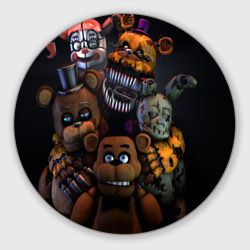 Круглый коврик для мышки Five Nights at Freddy's