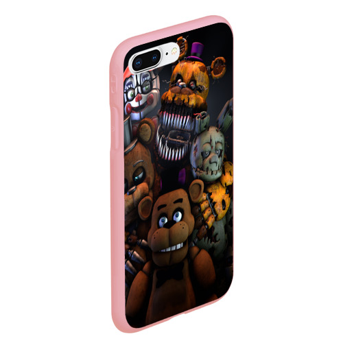 Чехол для iPhone 7Plus/8 Plus матовый с принтом Five Nights At Freddy`s, вид сбоку #3
