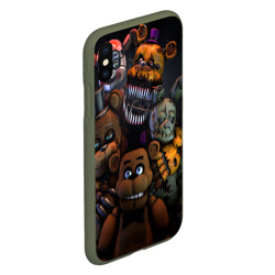 Чехол для iPhone XS Max матовый Five Nights at Freddy's - фото 2