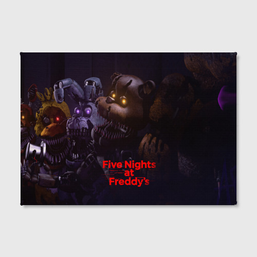 Холст прямоугольный Five Nights at Freddy's , цвет 3D печать - фото 2