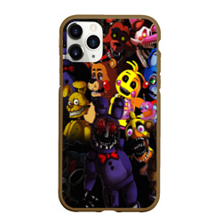 Чехол для iPhone 11 Pro Max матовый Five Nights at Freddy's