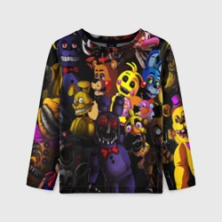 Детский лонгслив 3D Five Nights at Freddy's