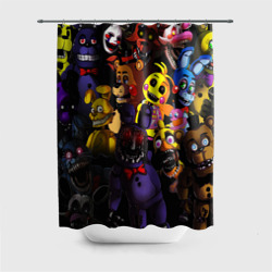 Штора 3D для ванной Five Nights at Freddy's