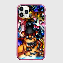 Чехол для iPhone 11 Pro матовый Five Nights at Freddy's