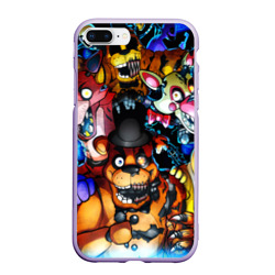 Чехол для iPhone 7Plus/8 Plus матовый Five Nights at Freddy's