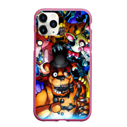 Чехол для iPhone 11 Pro Max матовый Five Nights at Freddy's