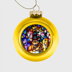 Ёлочный шар стеклянный/пластиковый Five Nights at Freddy's