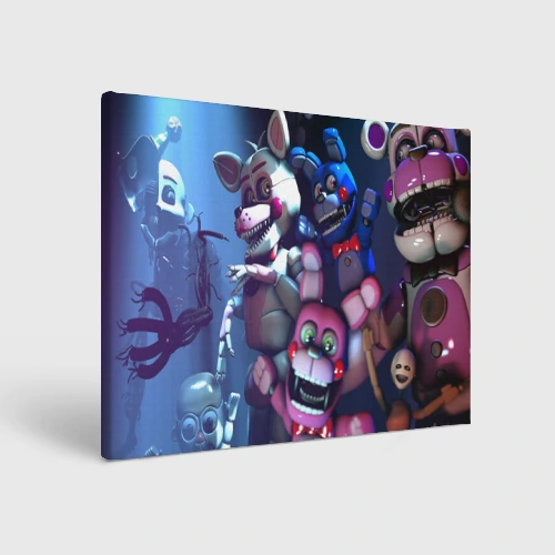 Холст прямоугольный Five Nights at Freddy's