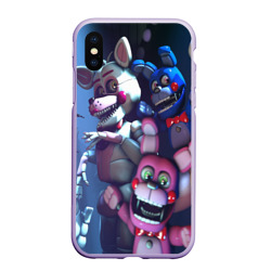 Чехол для iPhone XS Max матовый Five Nights at Freddy's