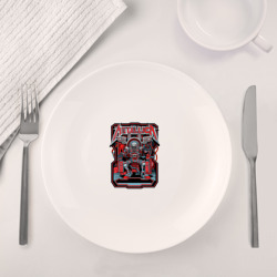 Набор: тарелка + кружка Metallica robot style - фото 2