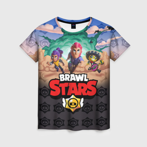 Женская футболка 3D Brawl Stars Фото 01 Женская футболка 3D Brawl Stars Фото 01