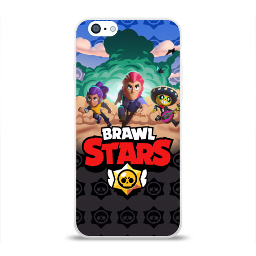 Чехол для Apple iPhone 6 силиконовый глянцевый Brawl Stars Фото 01 Чехол для Apple iPhone 6 силиконовый глянцевый Brawl Stars Фото 01