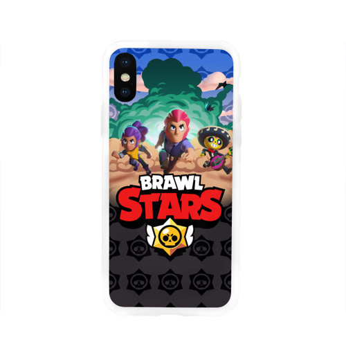 Чехол для Apple iPhone X силиконовый глянцевый Brawl Stars Фото 01 Чехол для Apple iPhone X силиконовый глянцевый Brawl Stars Фото 01
