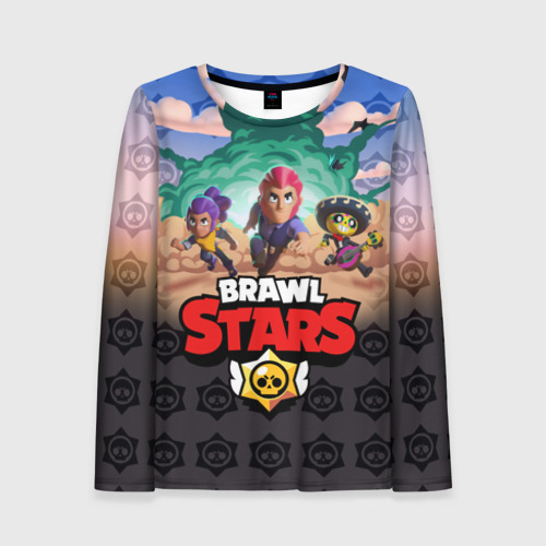 Женский лонгслив 3D Brawl Stars Фото 01 Женский лонгслив 3D Brawl Stars Фото 01