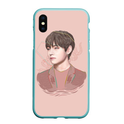 Чехол для iPhone XS Max матовый Kim Taehyung