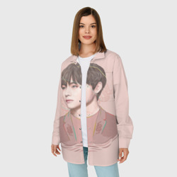 Женская рубашка oversize 3D Kim Taehyung - фото 2