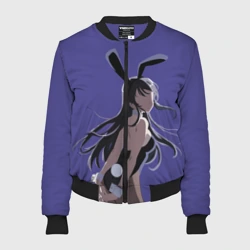 Женский бомбер 3D Маи Сакурадзима Mai Sakurajima Bunny girl senpai