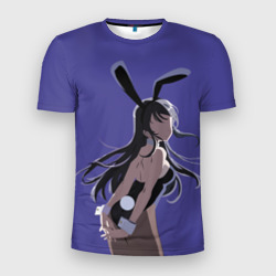 Мужская футболка 3D Slim Маи Сакурадзима Mai Sakurajima Bunny girl senpai