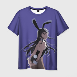 Мужская футболка 3D Маи Сакурадзима Mai Sakurajima Bunny girl senpai