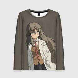 Женский лонгслив 3D Rascal Does Not Dream Рио Футаба