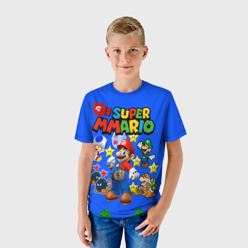 Детская футболка 3D Mario MMA, цвет 3D печать - фото 3