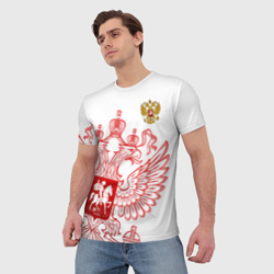 Мужская футболка 3D Россия - фото 2