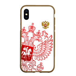 Чехол для iPhone XS Max матовый Россия