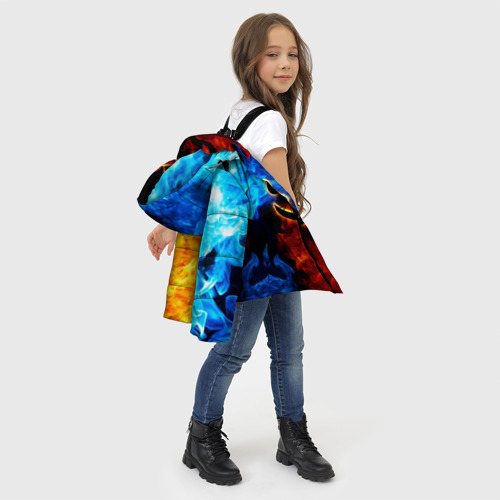 Зимняя куртка для девочек 3D Marshmello Cosmos, цвет черный - фото 6