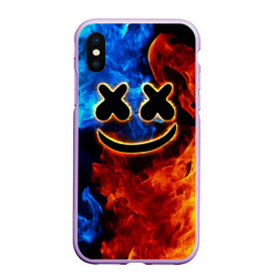 Чехол для iPhone XS Max матовый Marshmello Cosmos