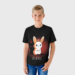 Детская футболка 3D Go to hell - фото 2