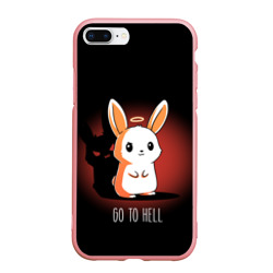 Чехол для iPhone 7Plus/8 Plus матовый Go to hell