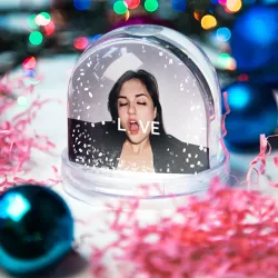 Игрушка Снежный шар Sasha Grey love - фото 2