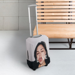 Чехол для чемодана 3D Sasha Grey love - фото 2