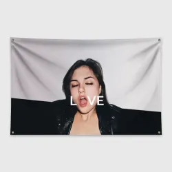 Флаг-баннер Sasha Grey love