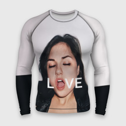 Мужской рашгард 3D Sasha Grey love