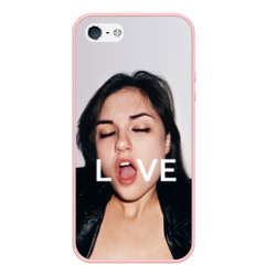 Чехол для iPhone 5/5S матовый Sasha Grey love