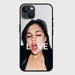 Чехол для iPhone 14 Sasha Grey love