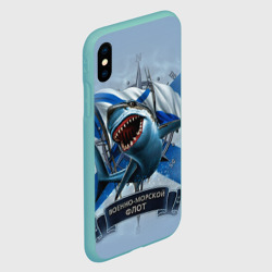 Чехол для iPhone XS Max матовый ВМФ - фото 2
