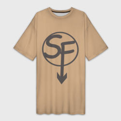 Платье-футболка 3D Футболка Ларри "Sanity`s Fall" ориг. цвет