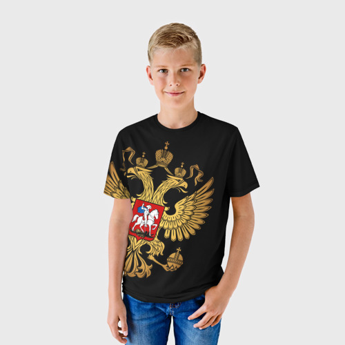 Детская футболка 3D Россия, цвет 3D печать - фото 3