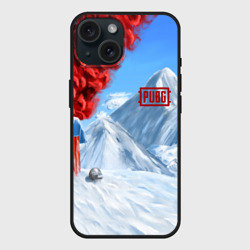 Чехол силиконовый для Apple iPhone 15 матовый PUBG