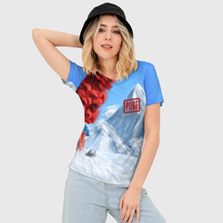 Женская футболка 3D Slim PUBG - фото 2