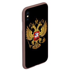 Чехол для iPhone XS Max матовый Россия - фото 2