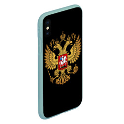 Чехол для iPhone XS Max матовый Россия - фото 2