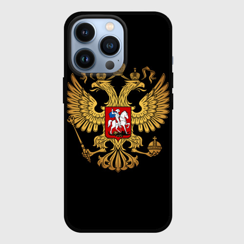 Чехол для iPhone 13 Pro с принтом Россия, вид спереди №1
