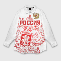 Мужская рубашка oversize 3D Россия